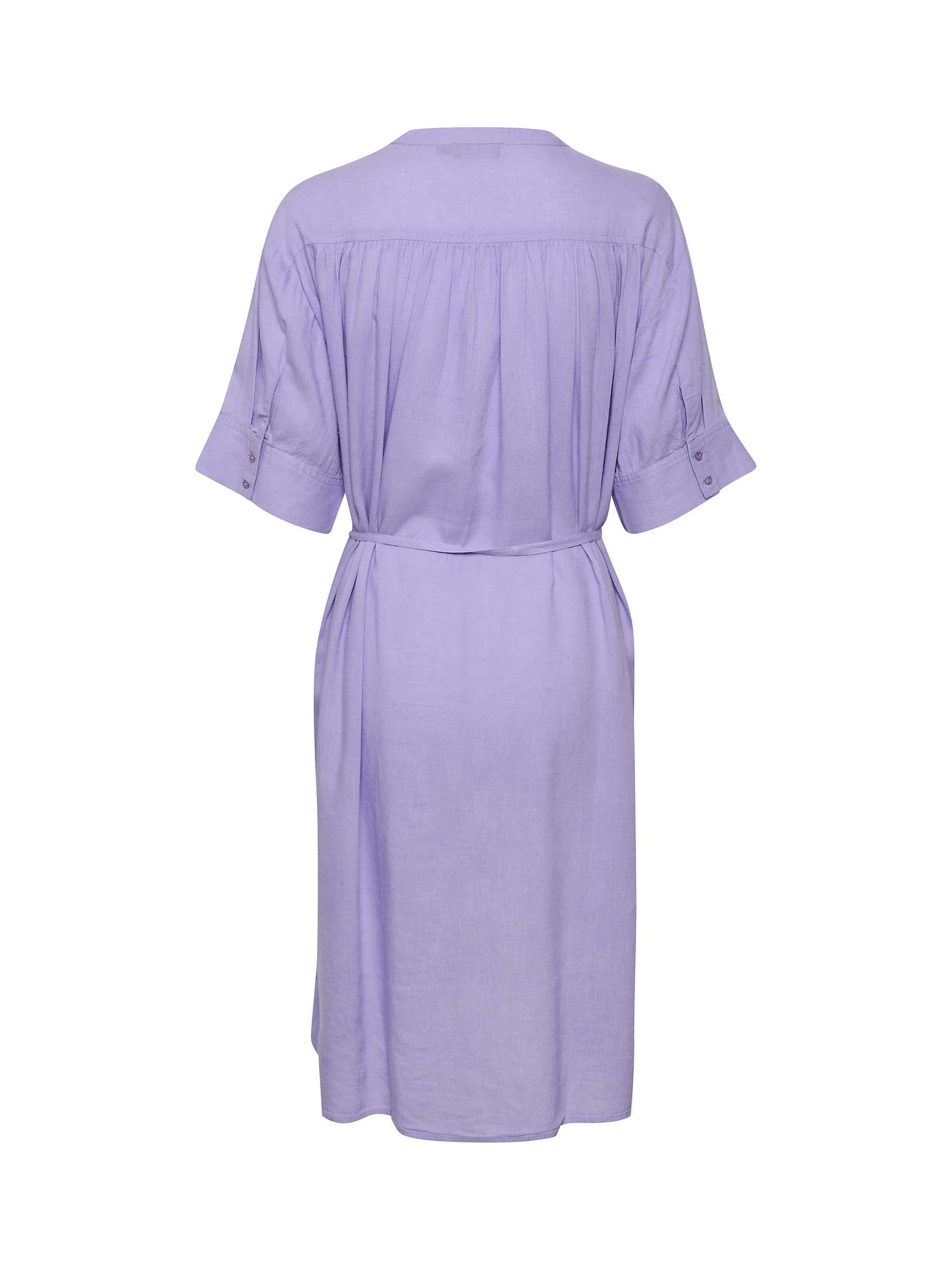 Buy Soaked In Luxury Rosaline Linen Blend Shirt Dress, Sweet Lavender Online at johnlewis.com