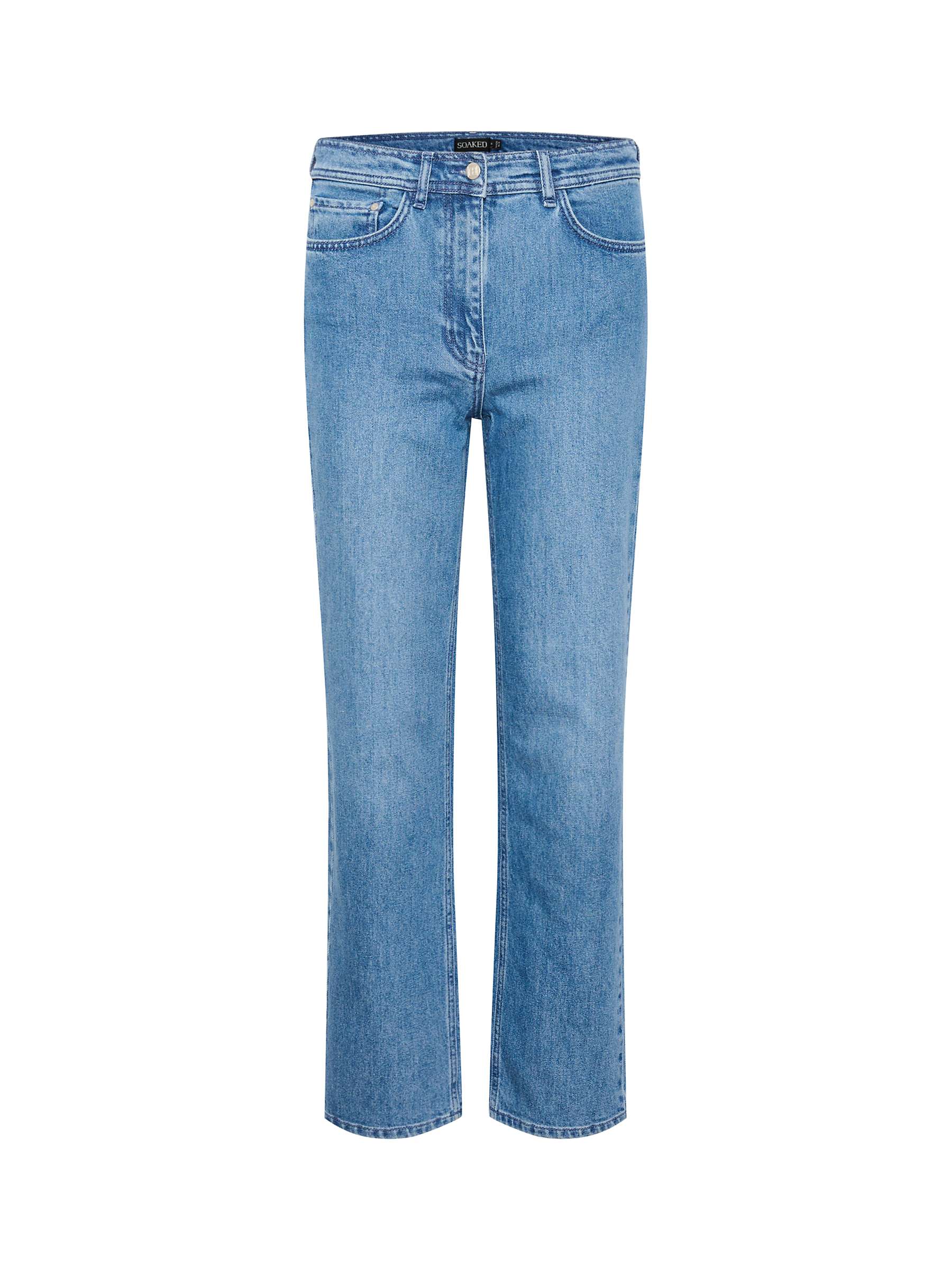 Buy Soaked In Luxury Margot Mid Rise Ankle Grazer Jeans, Classic Blue Online at johnlewis.com