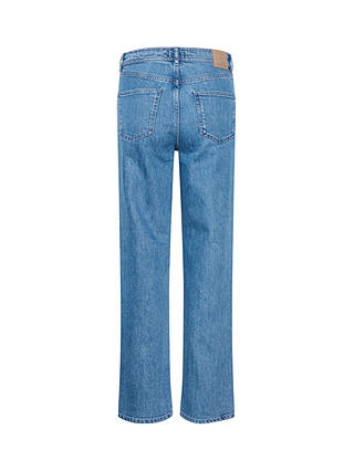 Soaked In Luxury Margot Mid Rise Ankle Grazer Jeans, Classic Blue