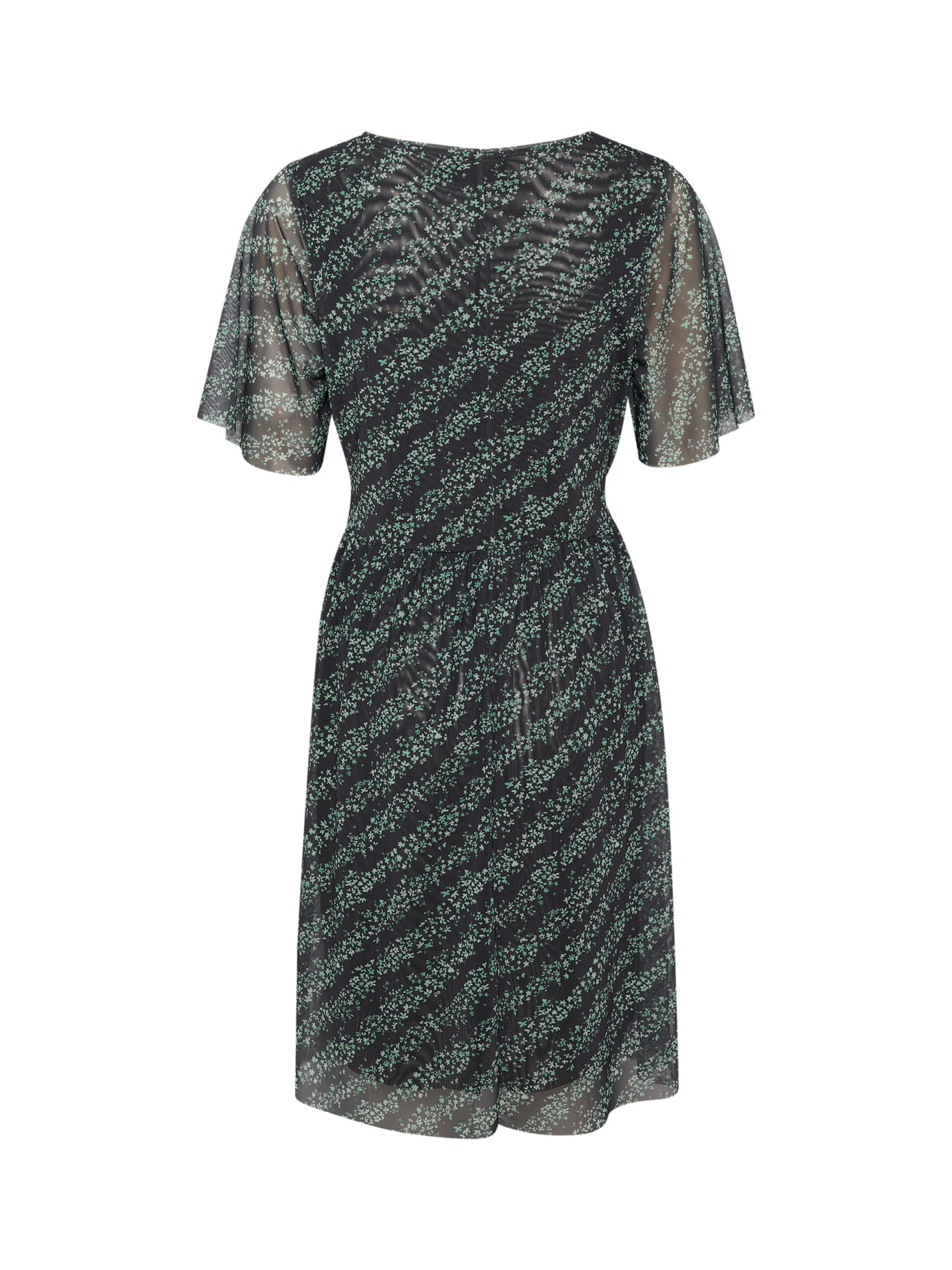Buy Soaked In Luxury Demara Stripe Dress, Black Online at johnlewis.com
