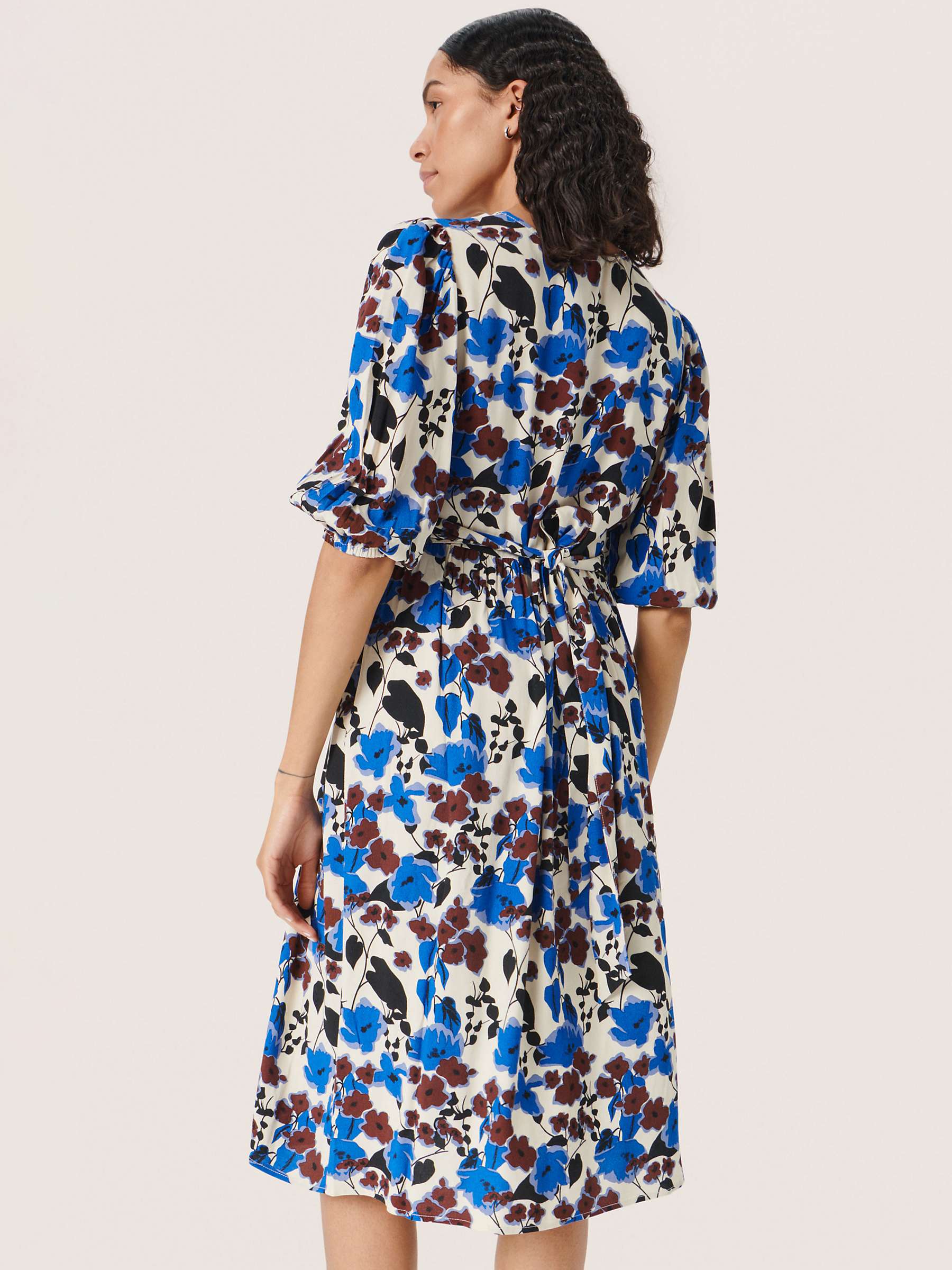 Buy Soaked In Luxury Jaila Floral Dress, Sandshell Online at johnlewis.com