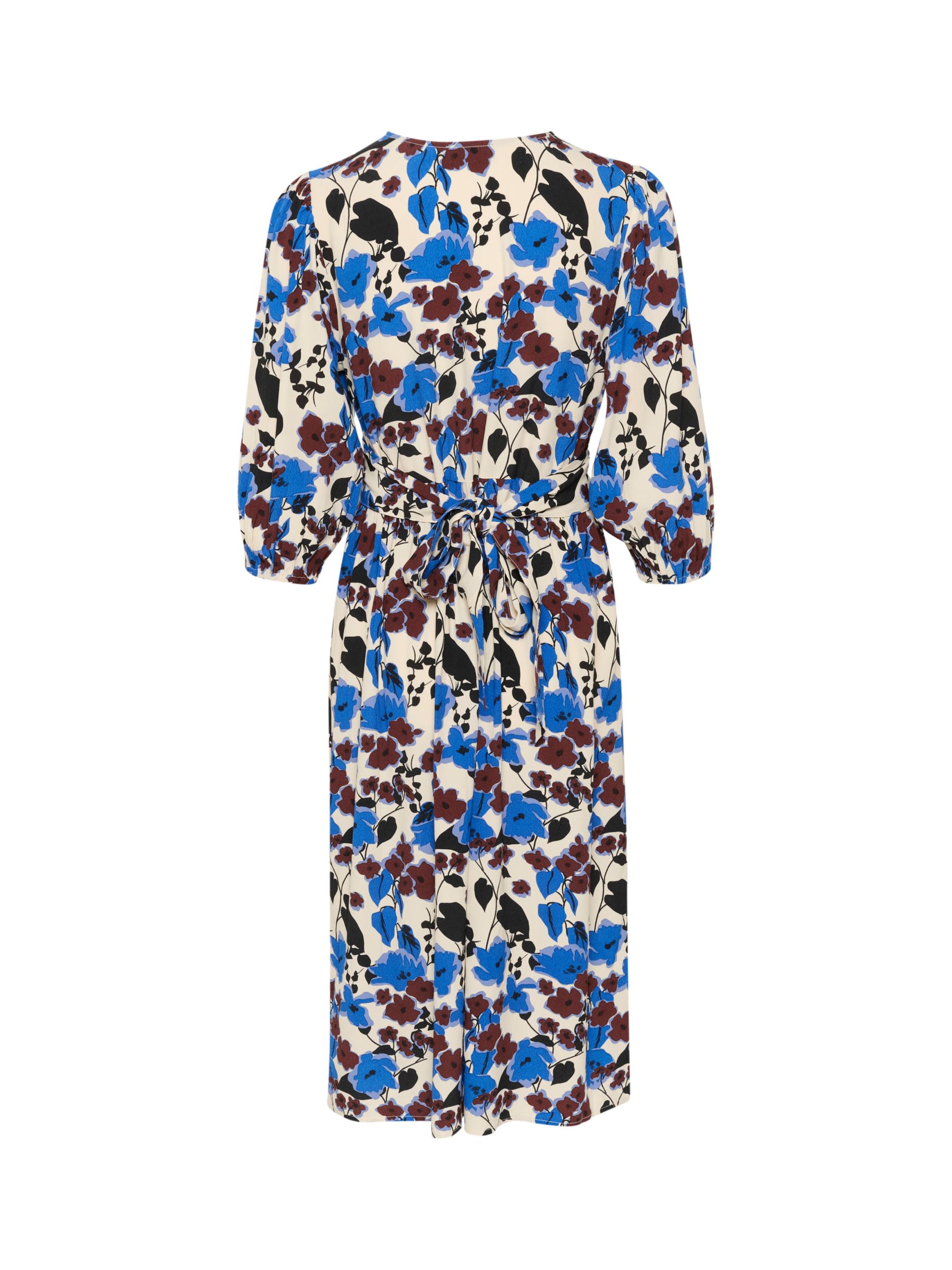 Soaked In Luxury Jaila Floral Dress, Sandshell, XS