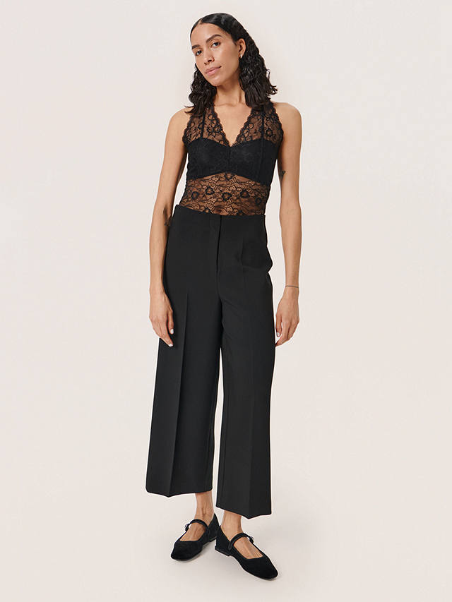 Soaked In Luxury Dolly Lace Top, Black