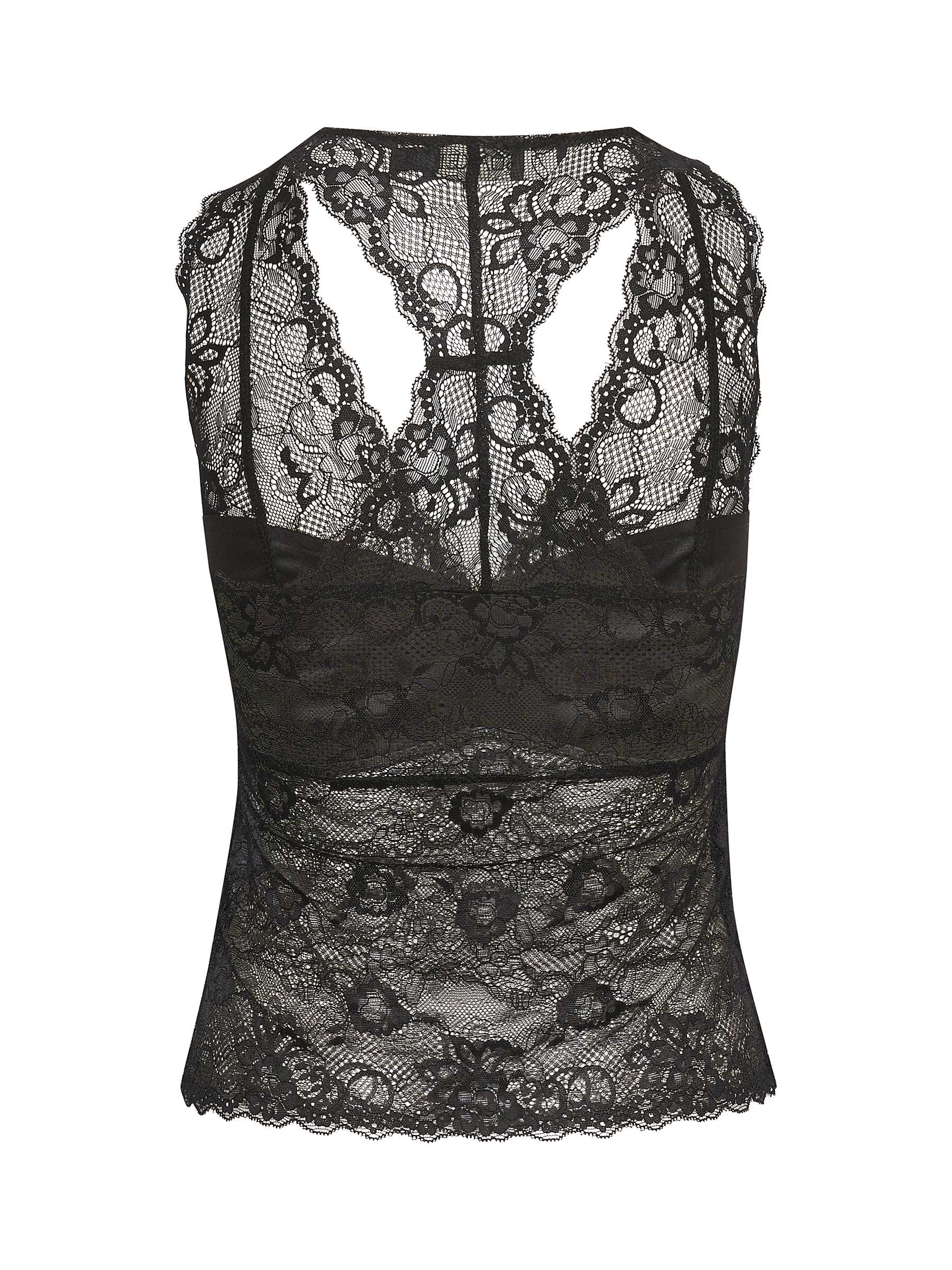 Buy Soaked In Luxury Dolly Lace Top, Black Online at johnlewis.com