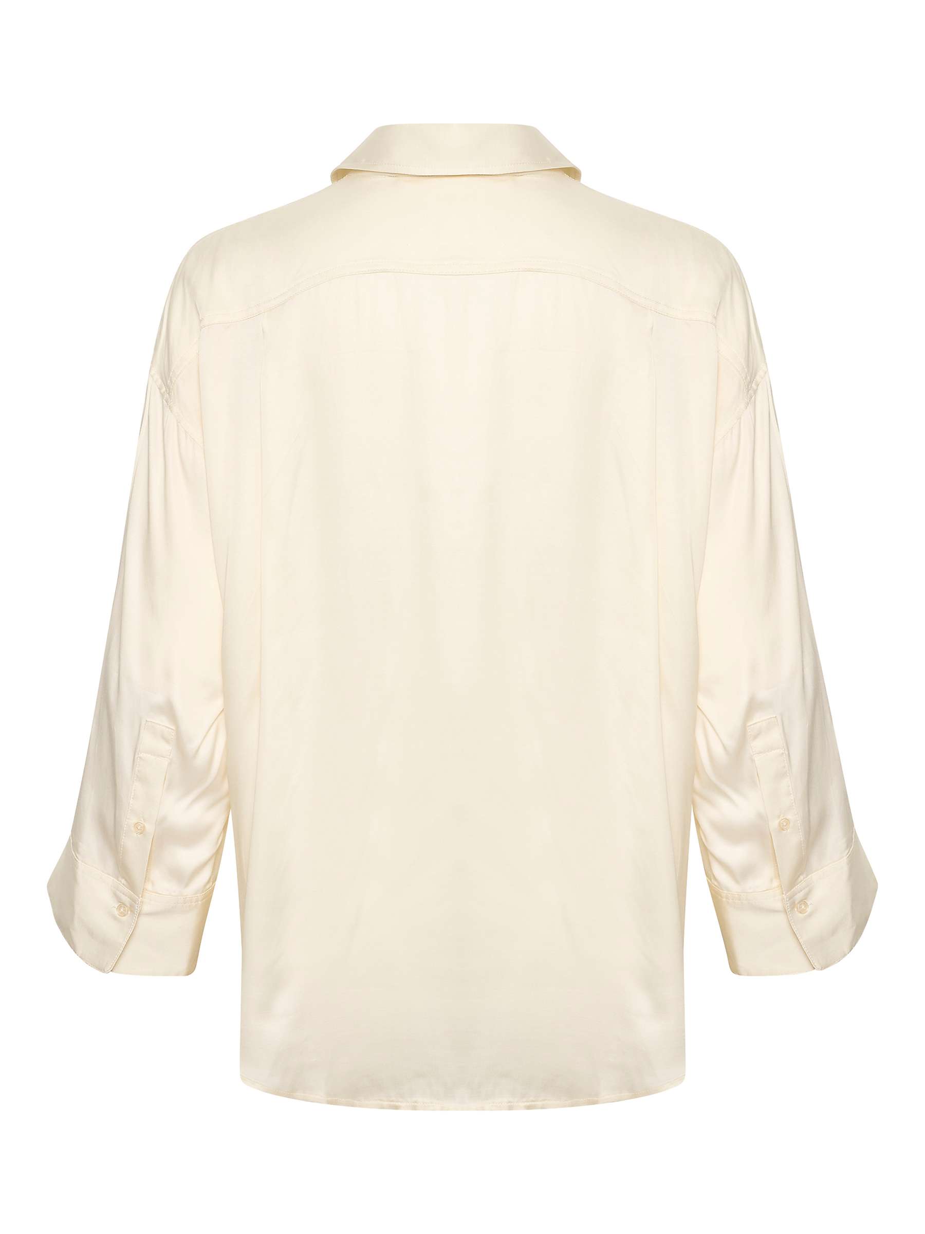 Buy Soaked In Luxury Hela Plain Wide Sleeve Shirt, Whisper White Online at johnlewis.com