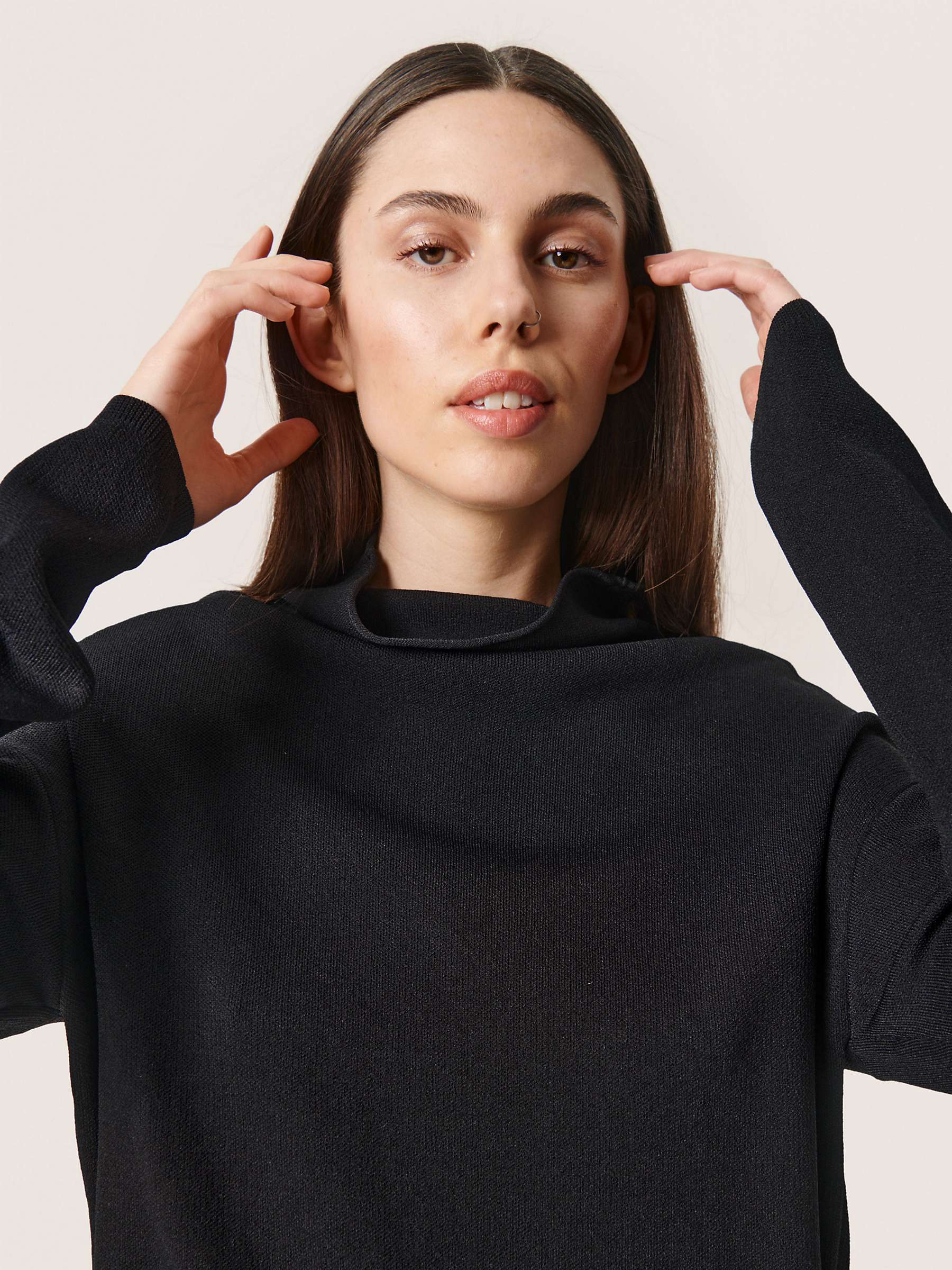Buy Soaked In Luxury Adrianna Roll Neck Jumper Online at johnlewis.com