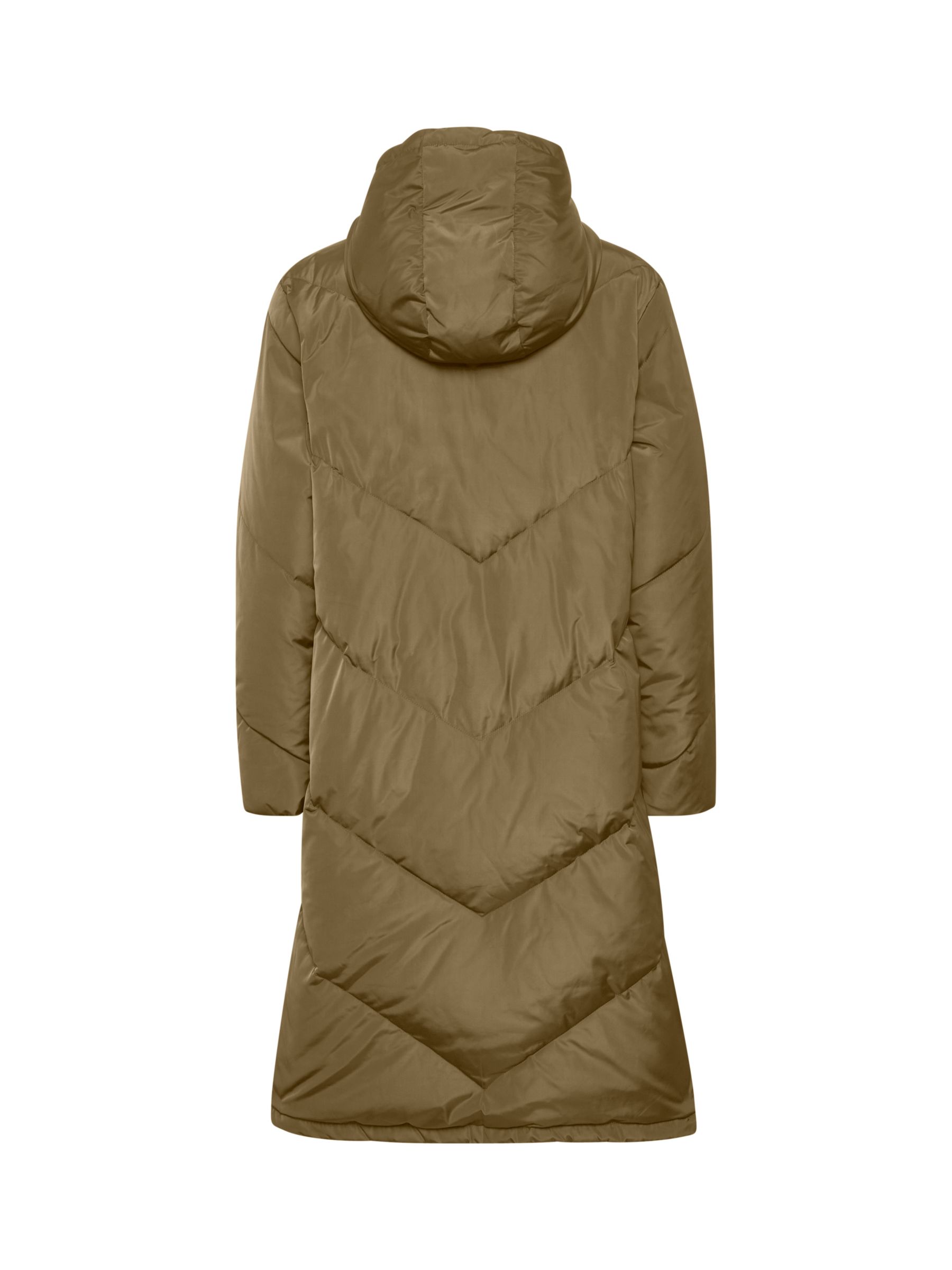 Buy Soaked In Luxury Mylo Puffer Longline Coat, Capers Online at johnlewis.com
