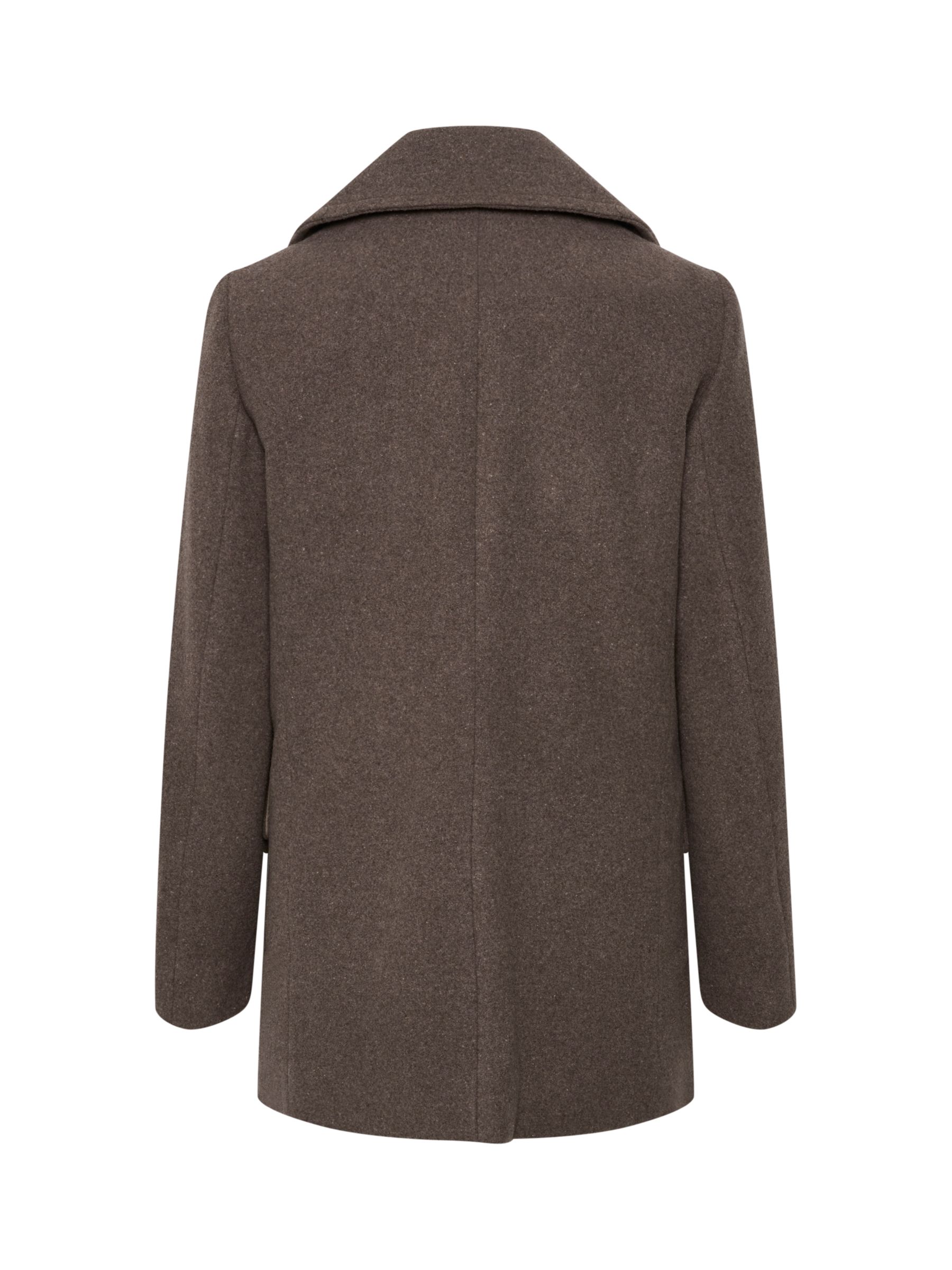 InWear Perry Sailor Coat, Mocha Grey Melange