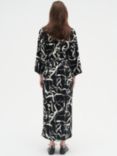 Part Two Pailey Linen Tunic Dress, Poetic Scrible Black
