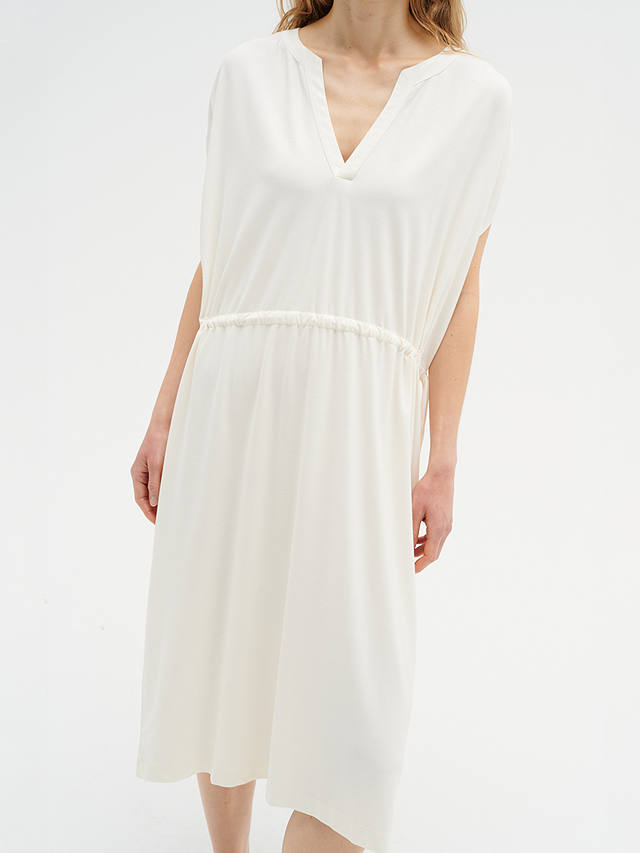 InWear Kasial Short Sleeve Midi Dress, White