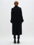 InWear Percy Wool Blend Trench Coat, Black