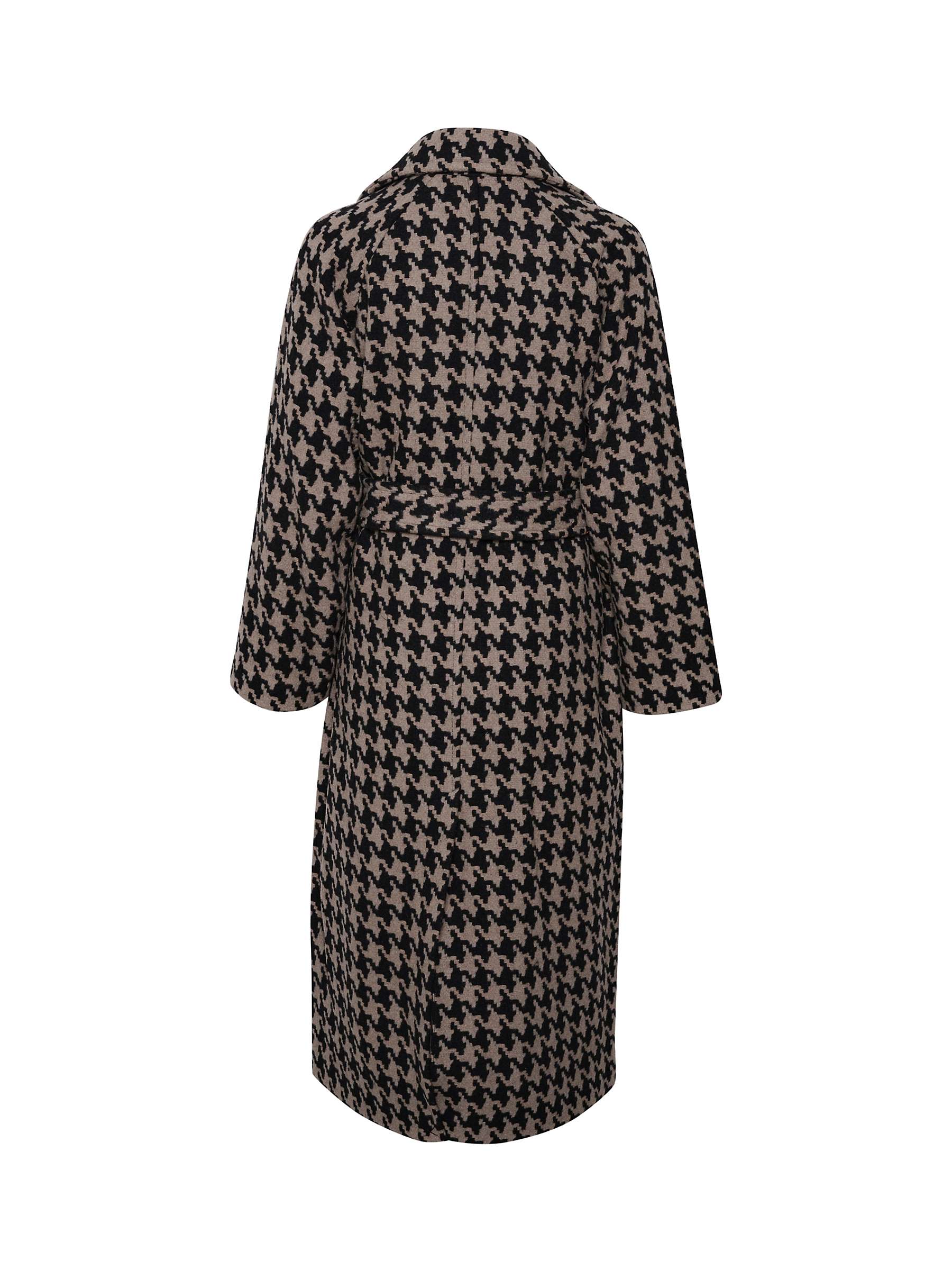 Buy InWear Ianna Relaxed Fit Houndstooth Trench Coat, Beige/Black Online at johnlewis.com