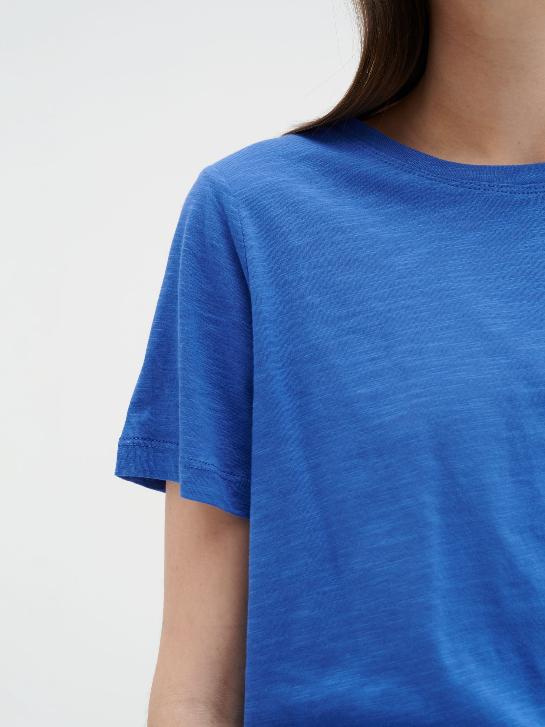 InWear Alma Plain T-Shirt, Sea Blue at John Lewis & Partners