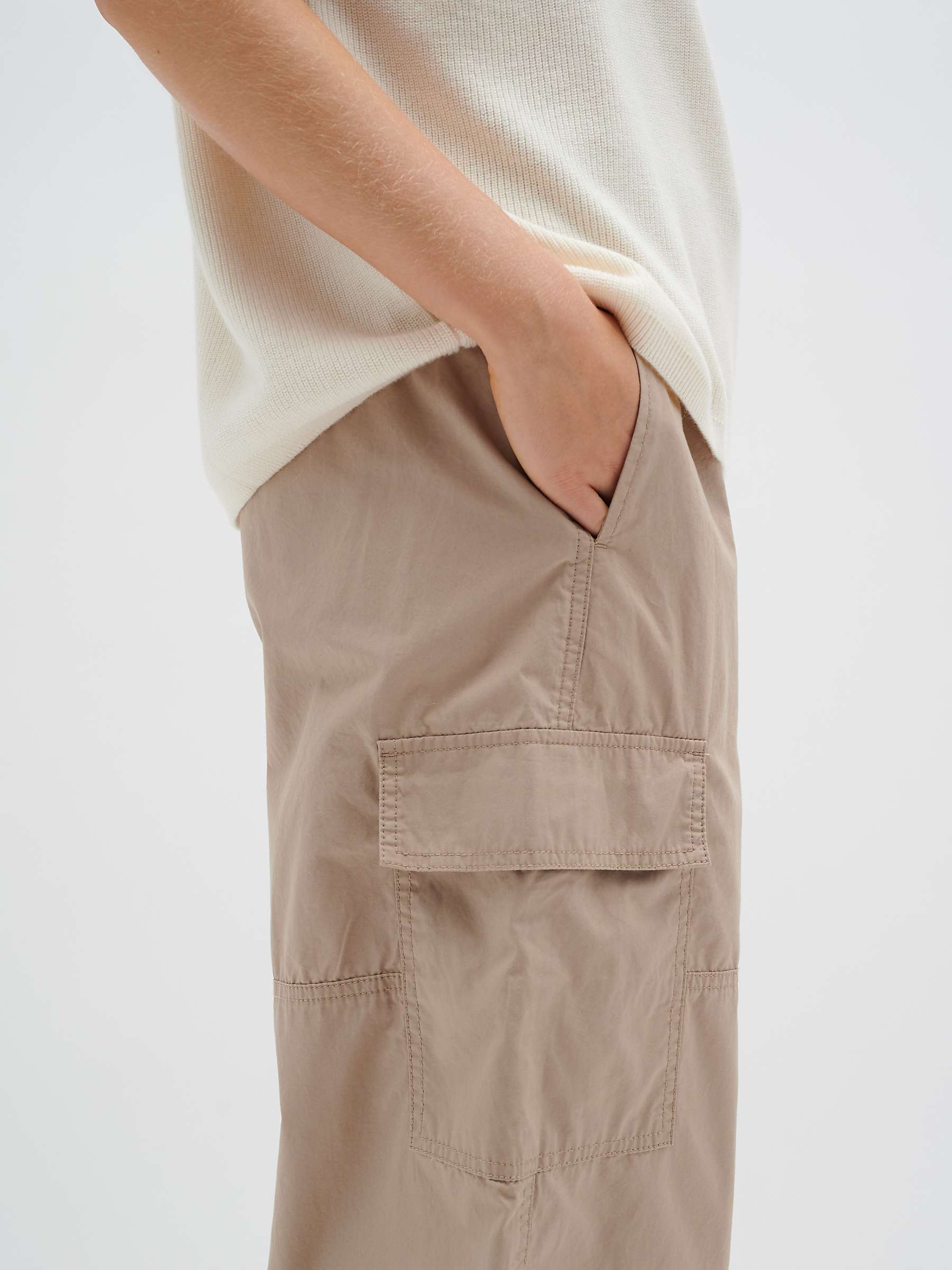 Buy InWear Isma Cargo Trousers, Mocha Grey Online at johnlewis.com