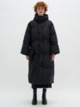 InWear Phyllys Long Puffer Coat, Black, Black