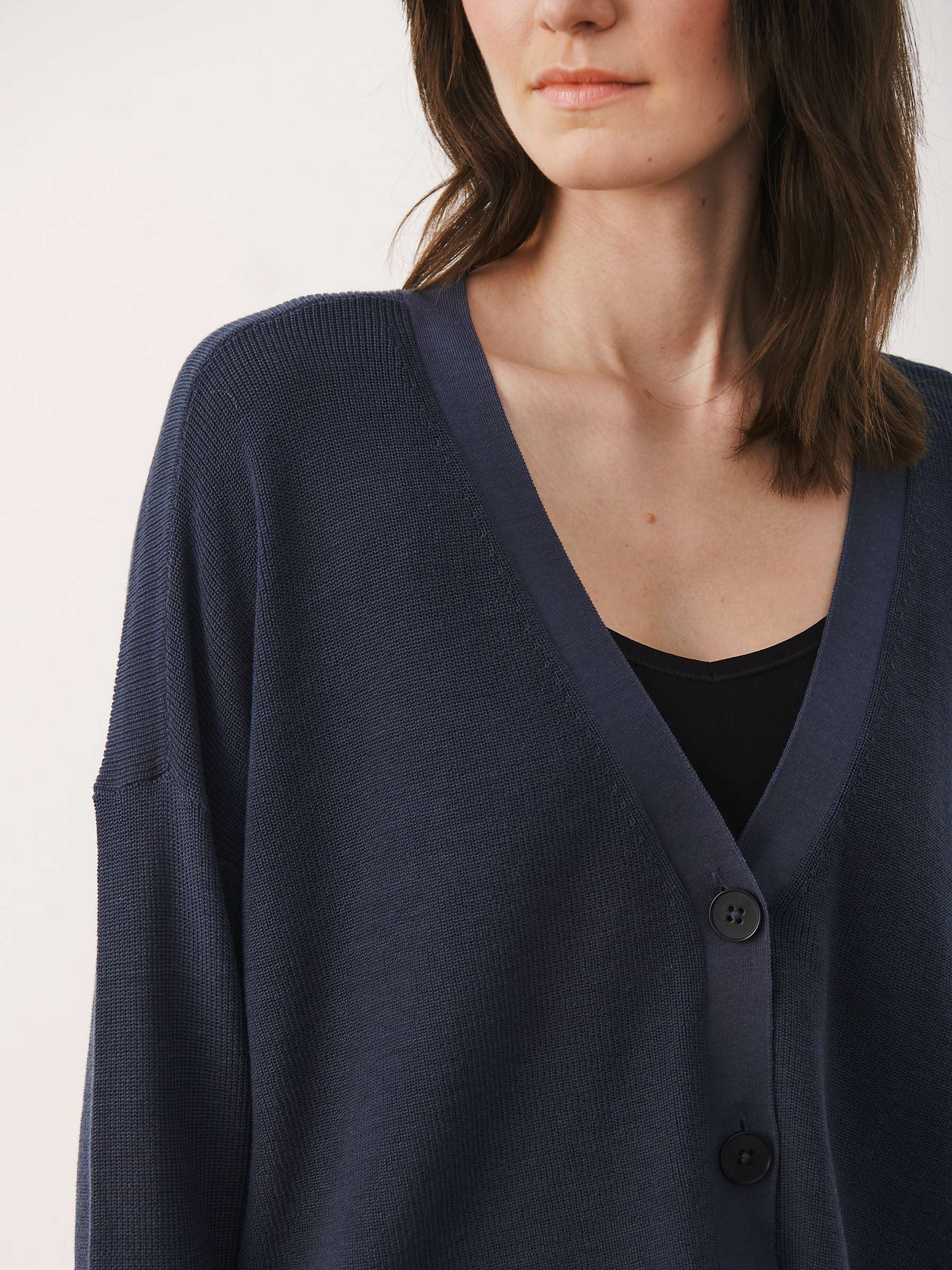 Part Two Bessie Cardigan, Midnight Navy at John Lewis & Partners