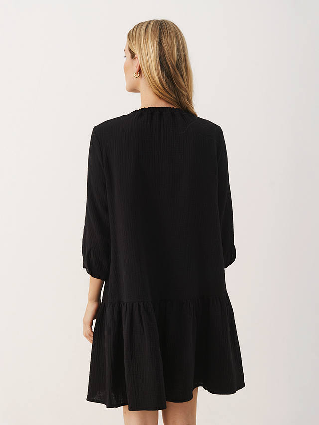 Part Two Oanna Long Sleeve Mini Dress, Black