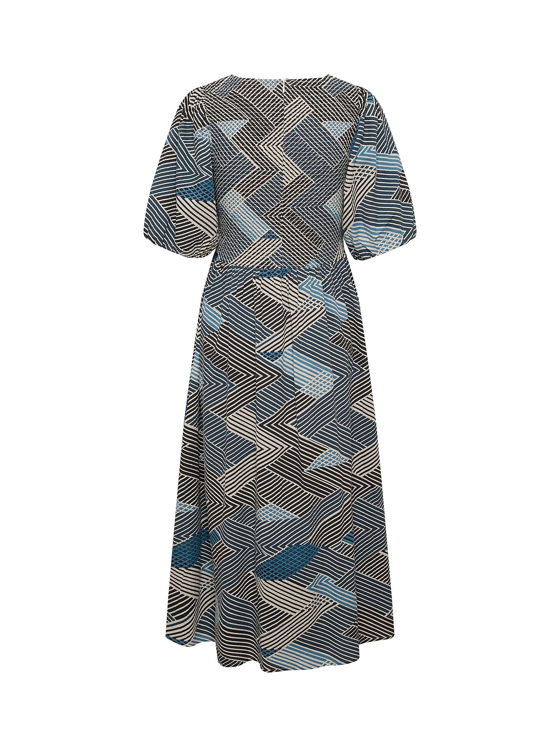 Buy Part Two Boanna Geometric Dress, Midnight Navy Online at johnlewis.com