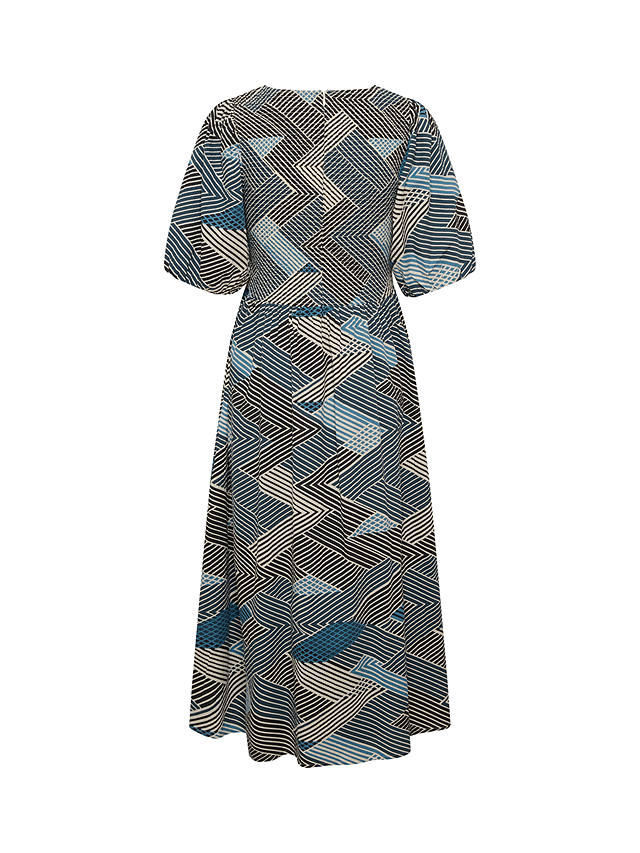 Part Two Boanna Geometric Dress, Midnight Navy