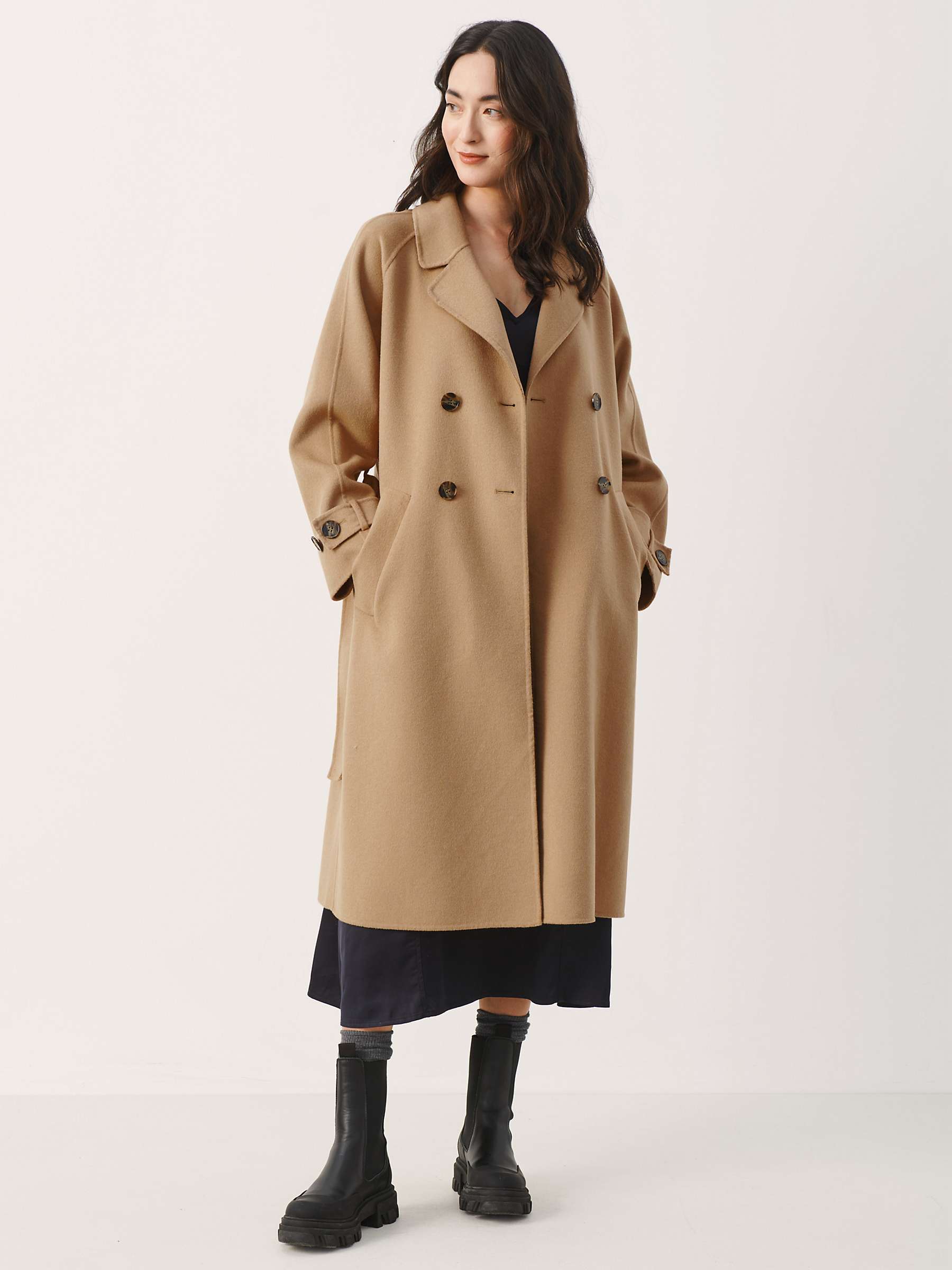 Buy Part Two Christina Wool Blend Trench Coat Online at johnlewis.com