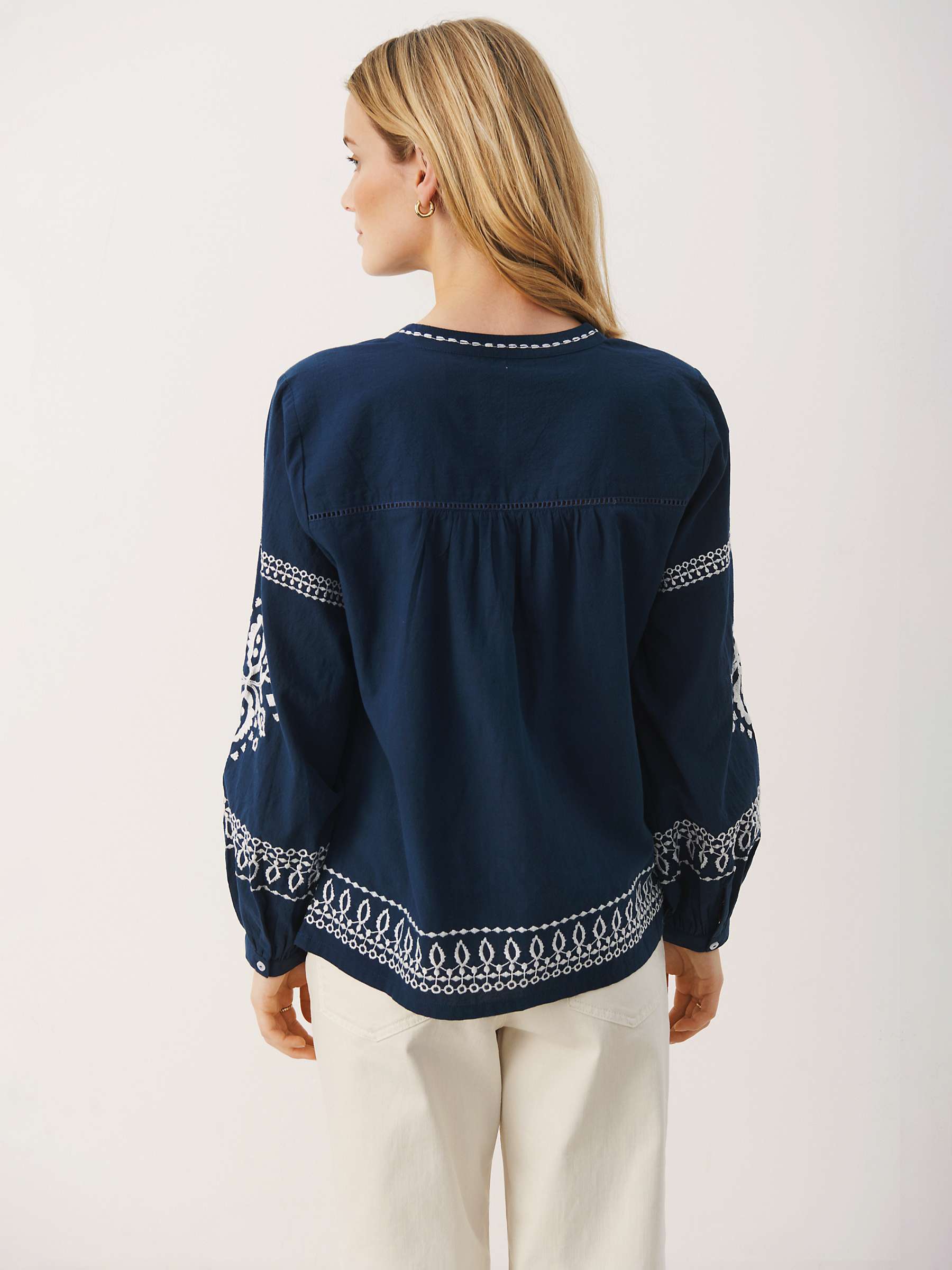 Buy Part Two Beathe Embroidered Top Online at johnlewis.com