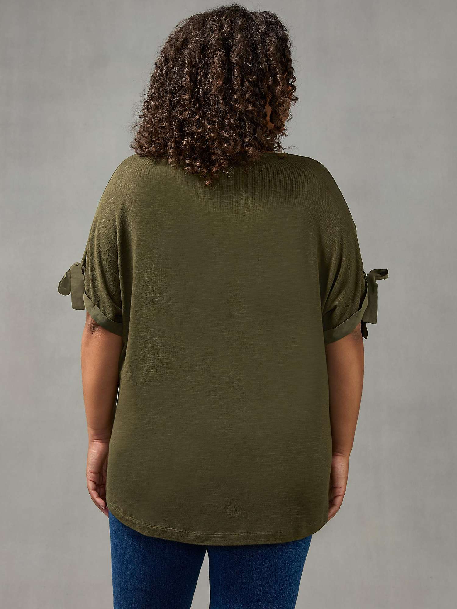 Buy Live Unlimited Curve Tie Sleeve Top Online at johnlewis.com