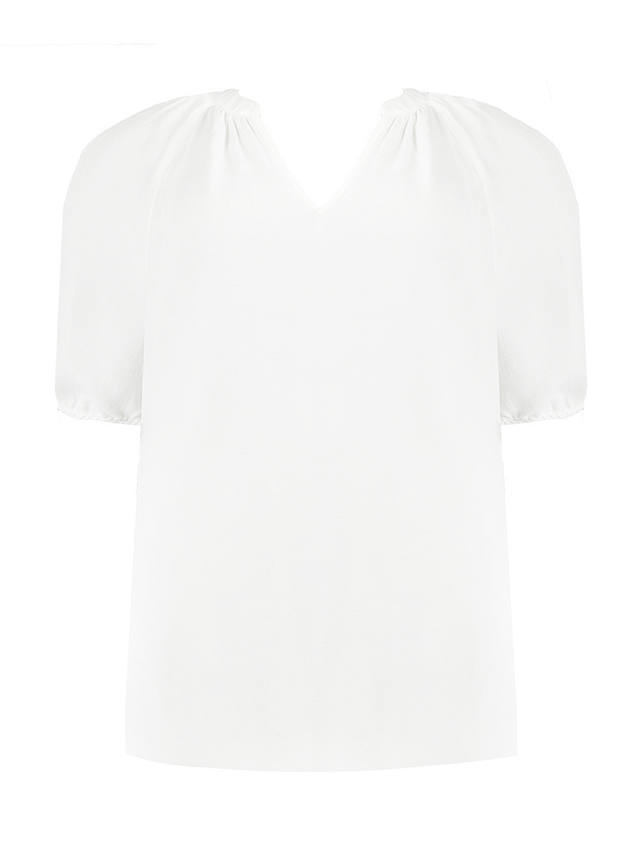 Live Unlimited Curve Lightweight Short Sleeve Blouse, White