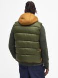 Barbour Tomorrow's Archive Quinn Gilet, Olive/Multi, Olive/Multi