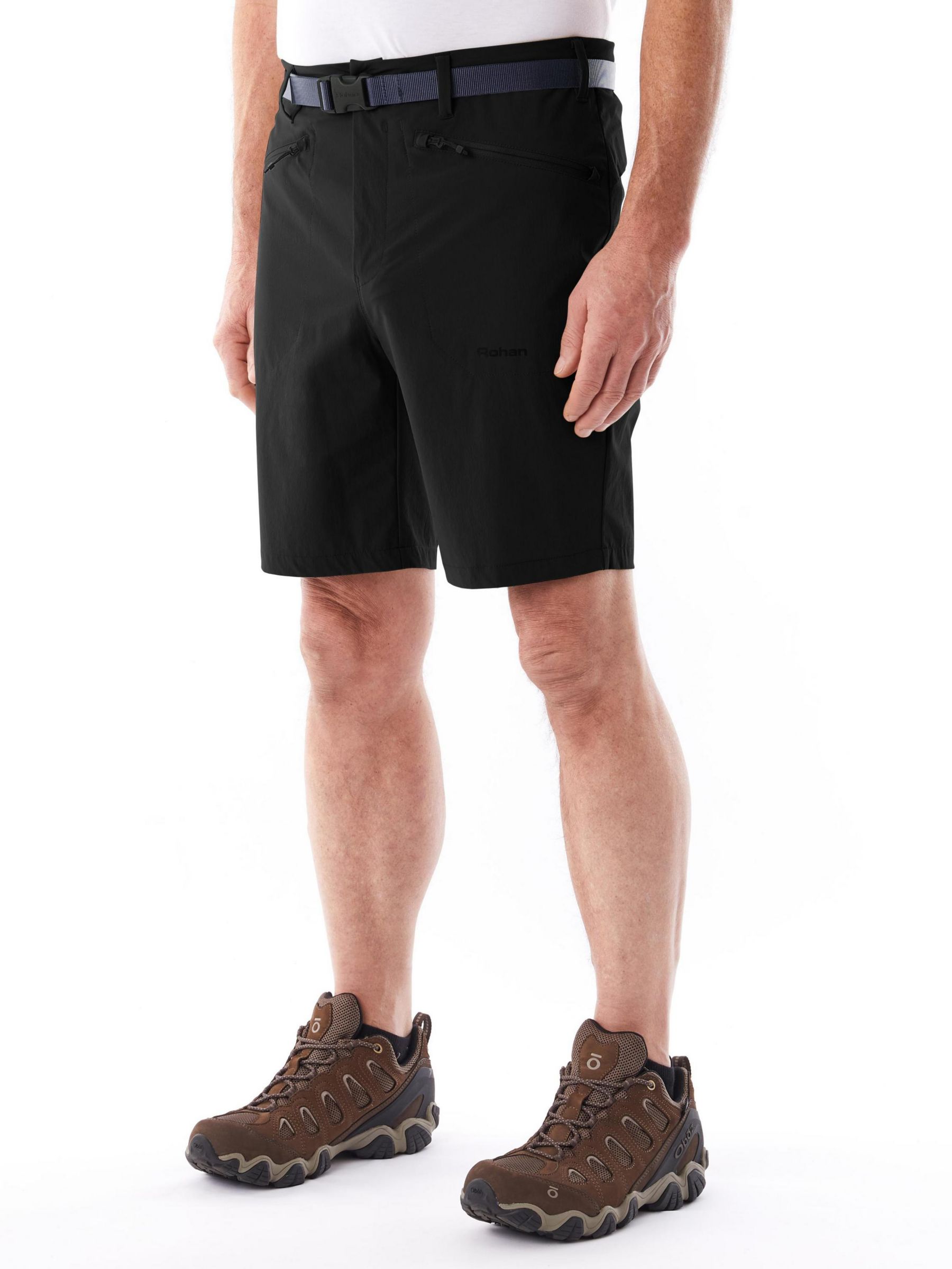 Rohan Vista Lightweight Walking Shorts, Black, 30R