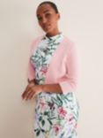 Phase Eight Khai Cardigan, Pale Pink