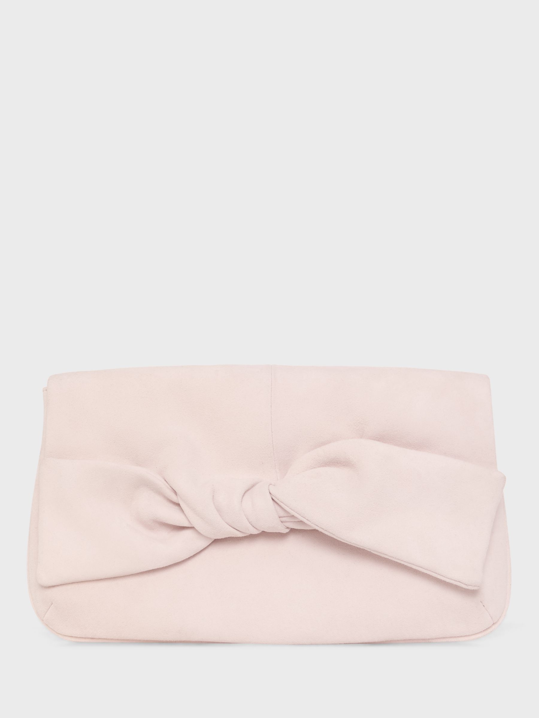 Hobbs Milly Bow Clutch Bag, Bright Pink, Pale Pink, One Size