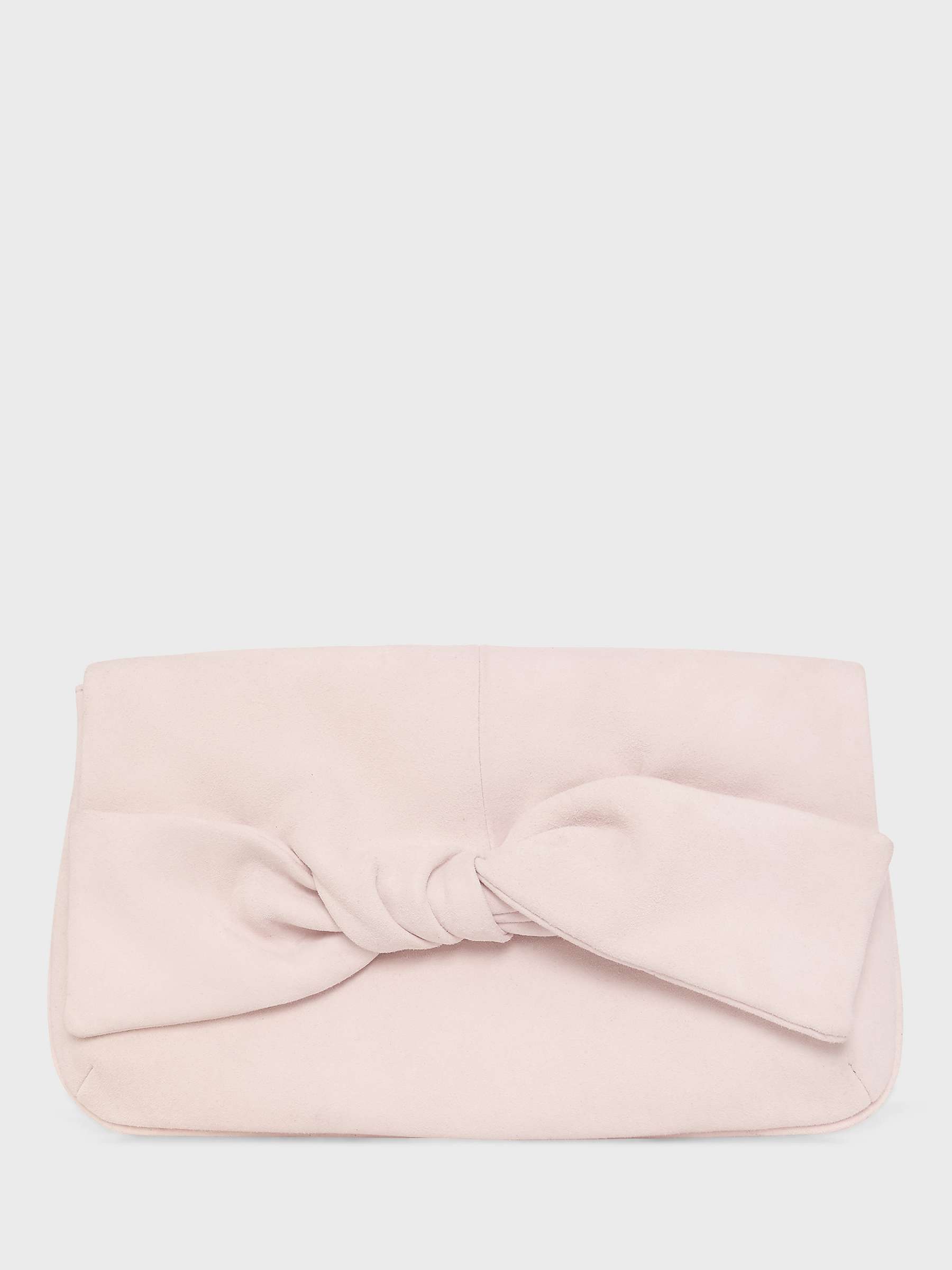 Buy Hobbs Milly Bow Clutch Bag, Bright Pink Online at johnlewis.com