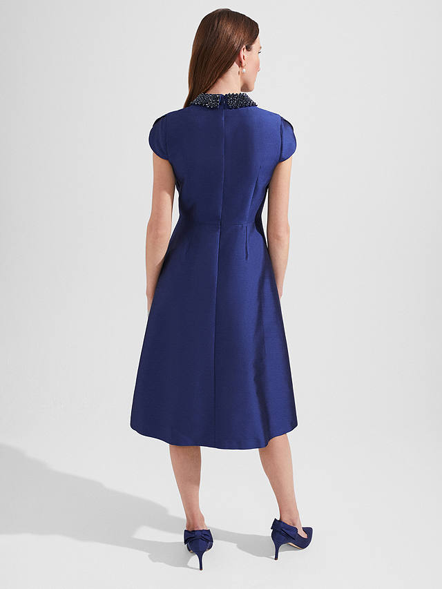 Hobbs Christie Midi Dress, Royal Blue