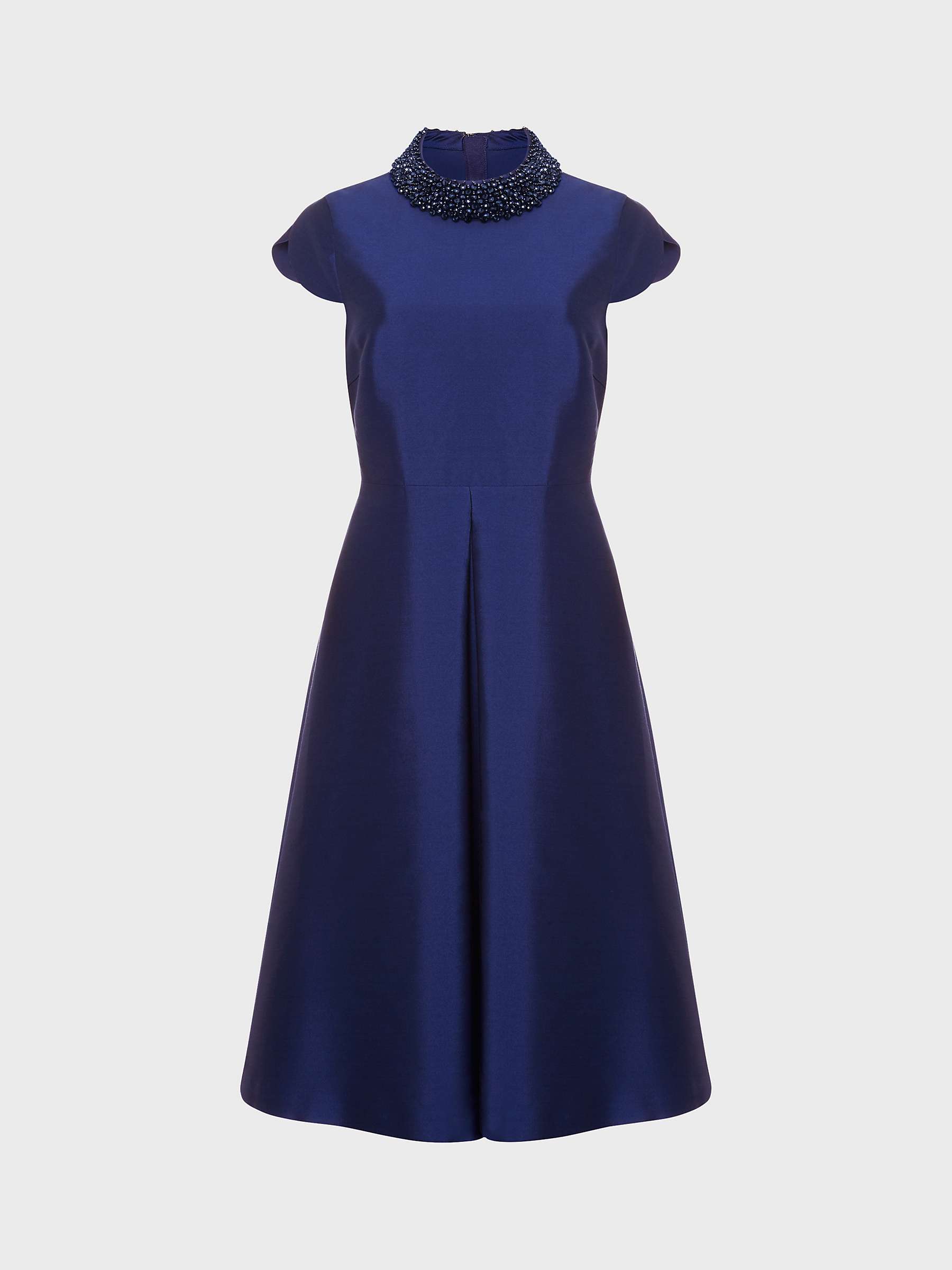 Buy Hobbs Christie Midi Dress, Royal Blue Online at johnlewis.com
