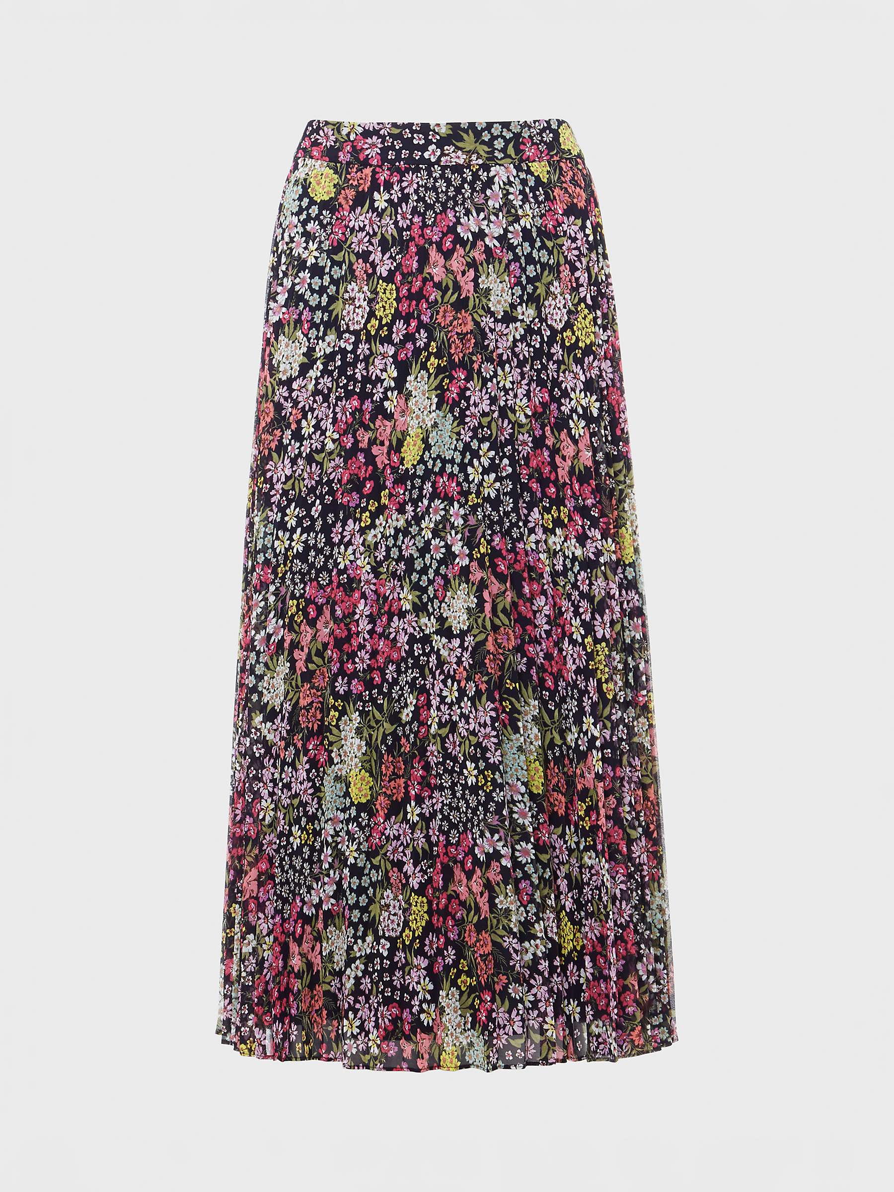 Buy Hobbs Losie Floral Print Midi Skirt, Multi Online at johnlewis.com