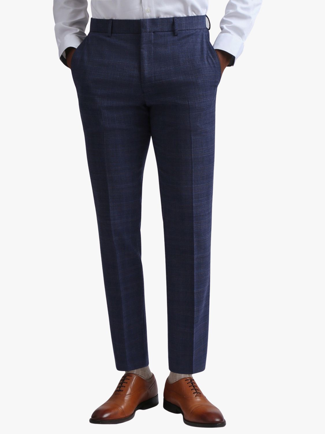 Ted Baker Chelia Airforce Wool Blend Suit Trousers, Blue, 40R