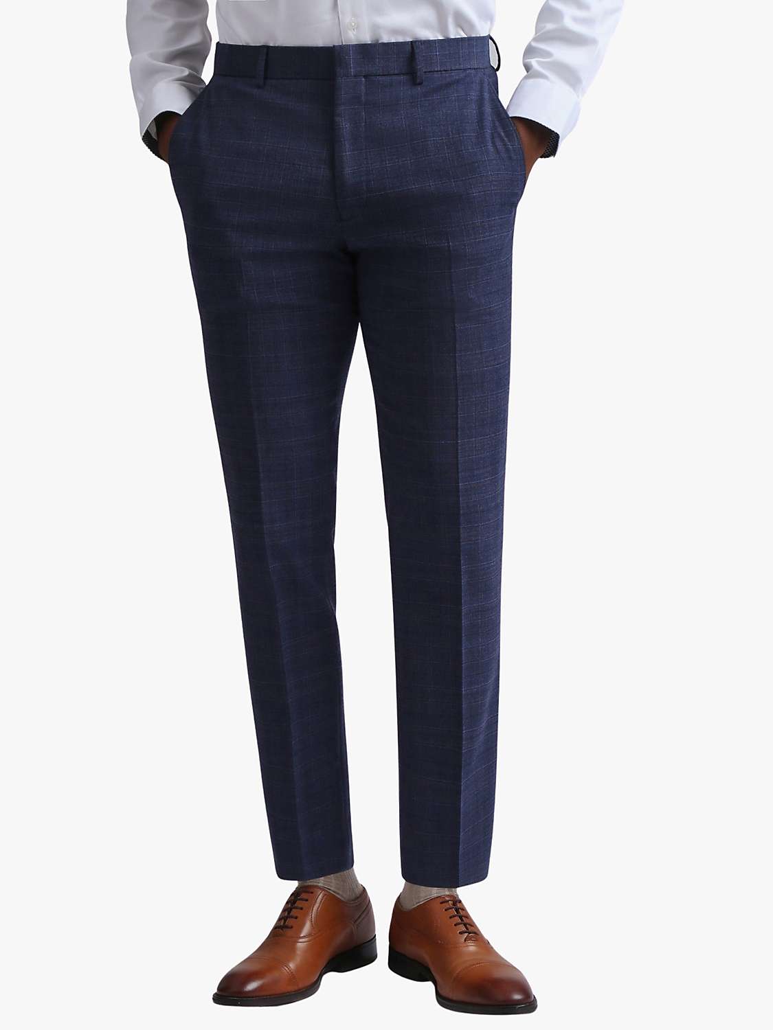 Buy Ted Baker Chelia Airforce Wool Blend Suit Trousers, Blue Online at johnlewis.com