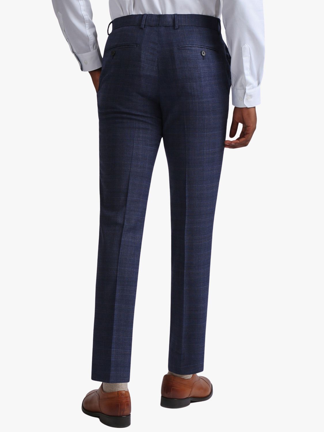 Buy Ted Baker Chelia Airforce Wool Blend Suit Trousers, Blue Online at johnlewis.com