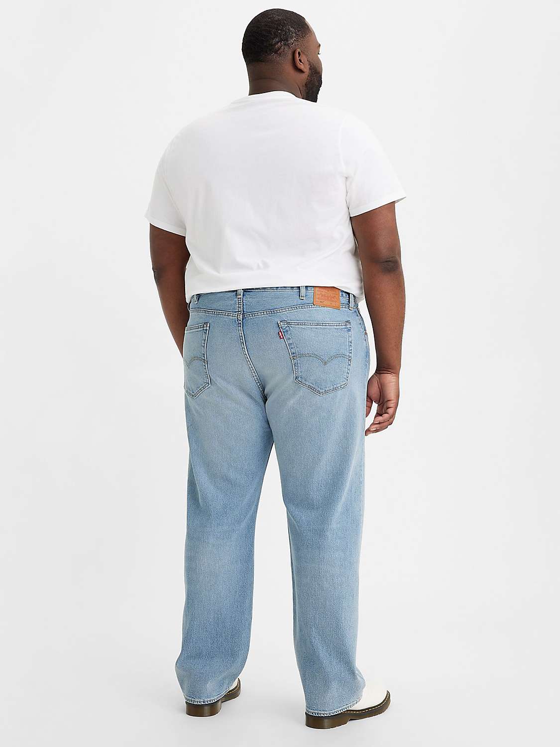 Buy Levi's Big & Tall 501 Original Straight Jeans, Denim Blue Online at johnlewis.com