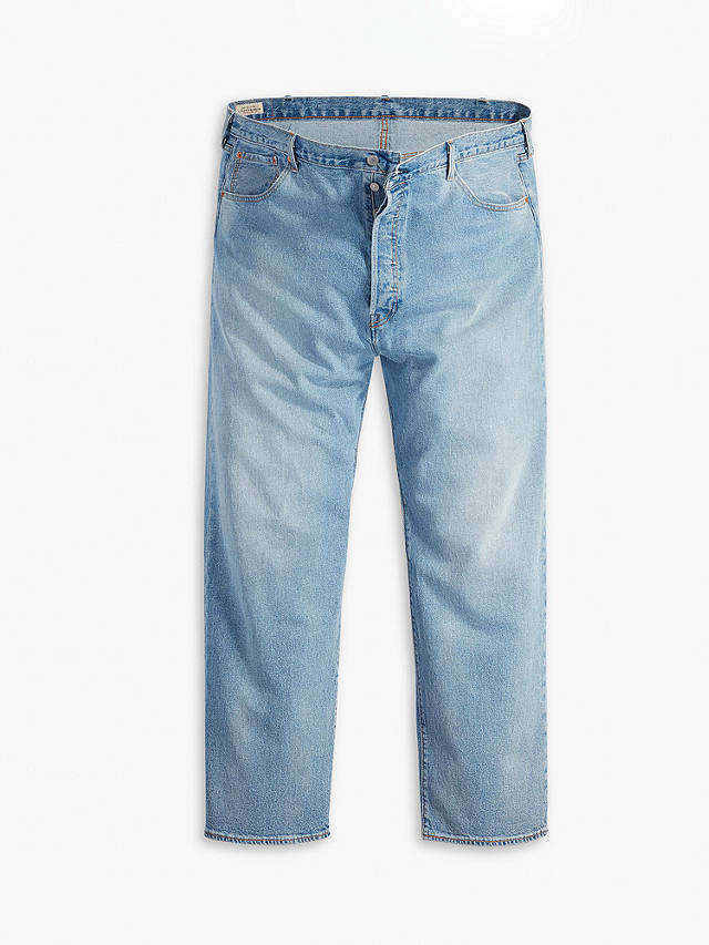Levi's Big & Tall 501 Original Straight Jeans, Denim Blue at John Lewis ...