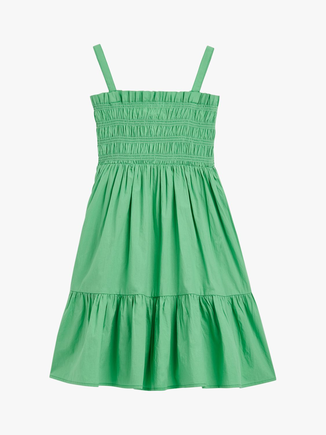 Whistles Kids' Penelope Cotton Sundress, Green, 4-5 years