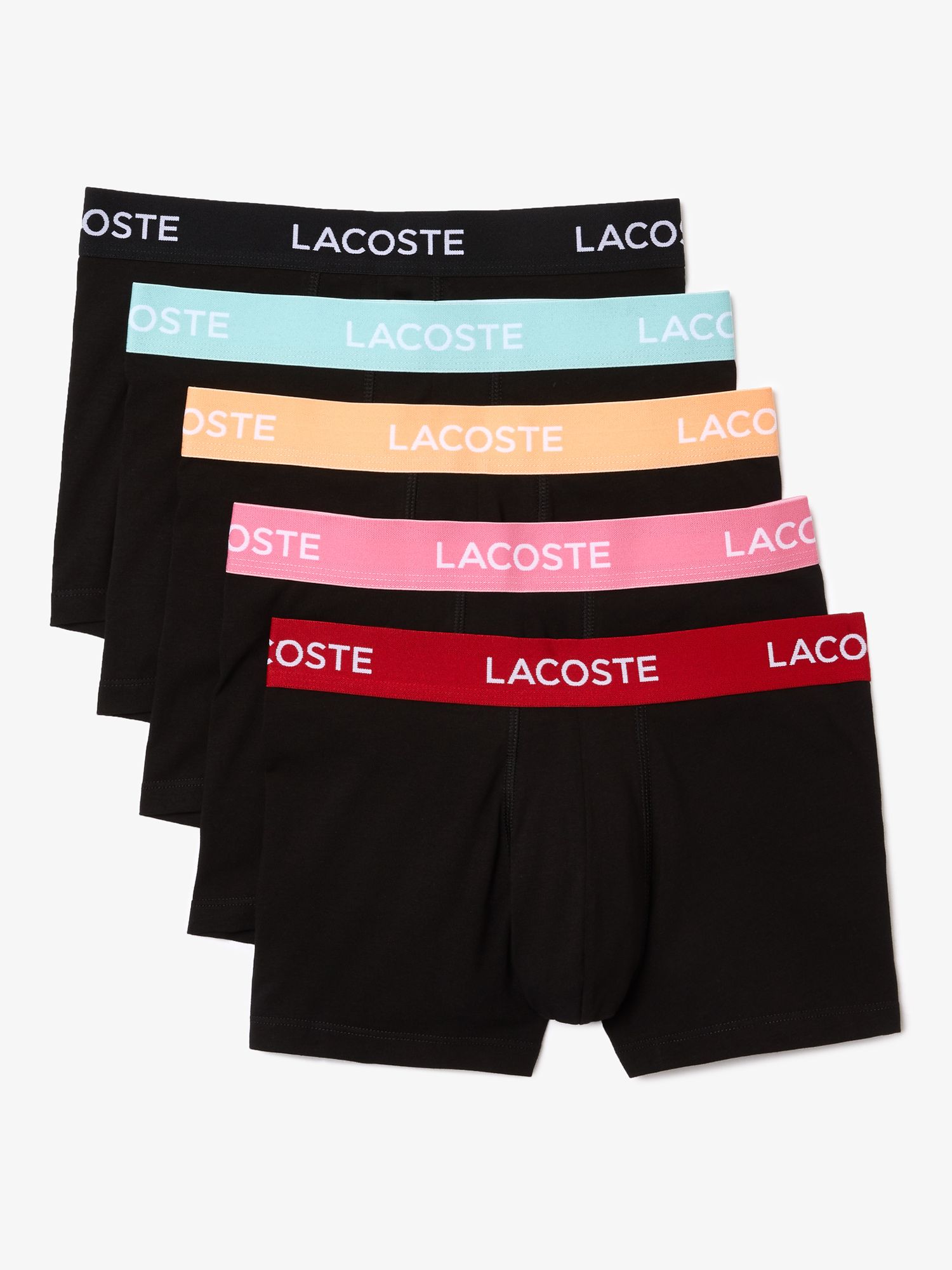 Mens Lacoste multi Casual Boxer Briefs (Pack of 3)