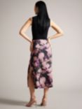 Ted Baker Elliha Sleeveless Slip Skirt Dress, Black/Multi