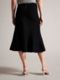 Ted Baker Oliviay A Line Knitted Midi Skirt, Black, Black