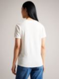 Ted Baker Laliita Linen Blend T-Shirt, White