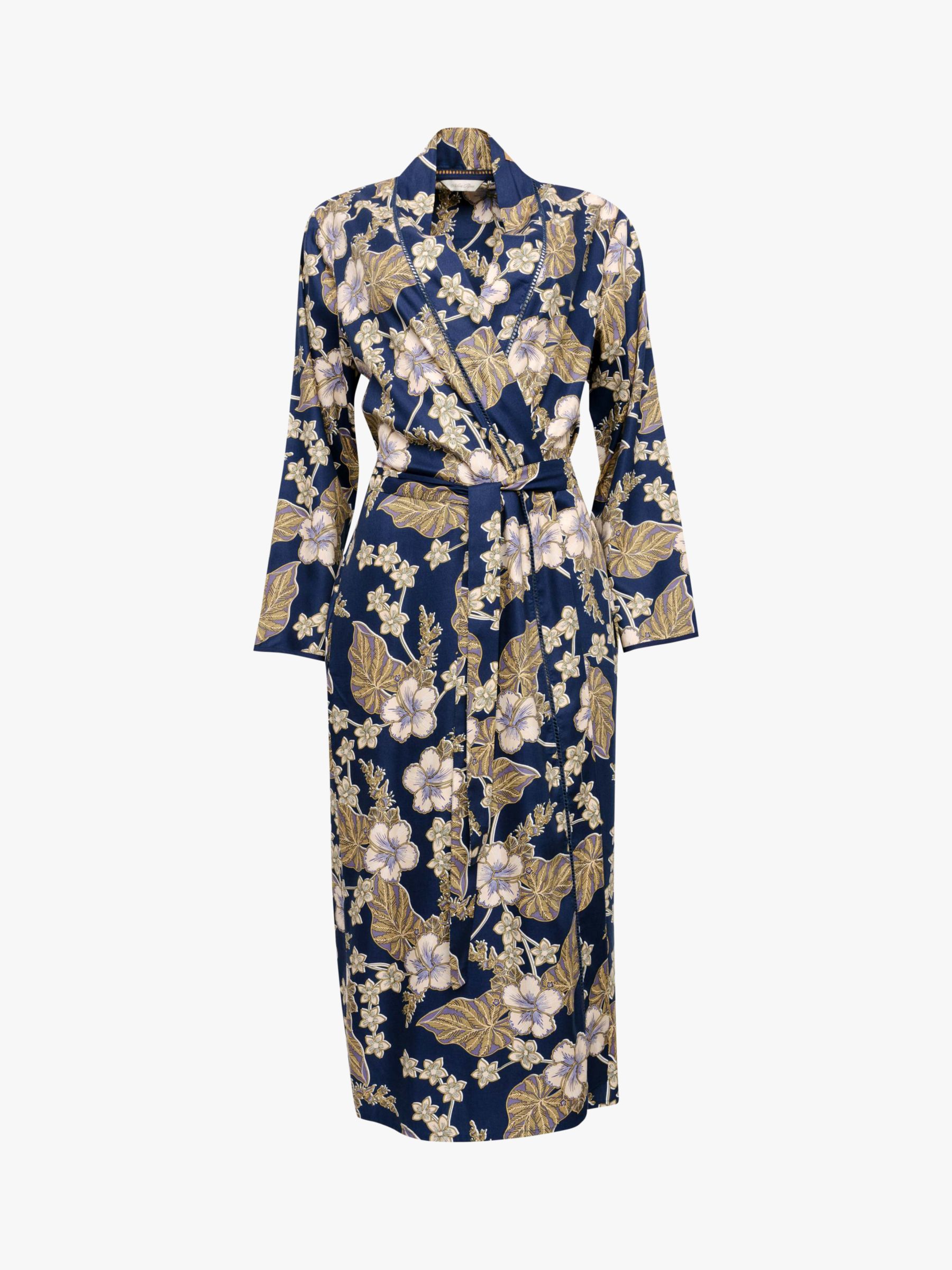 Buy Nora Rose by Cyberjammies Winnie Floral Dressing Gown, Blue Online at johnlewis.com