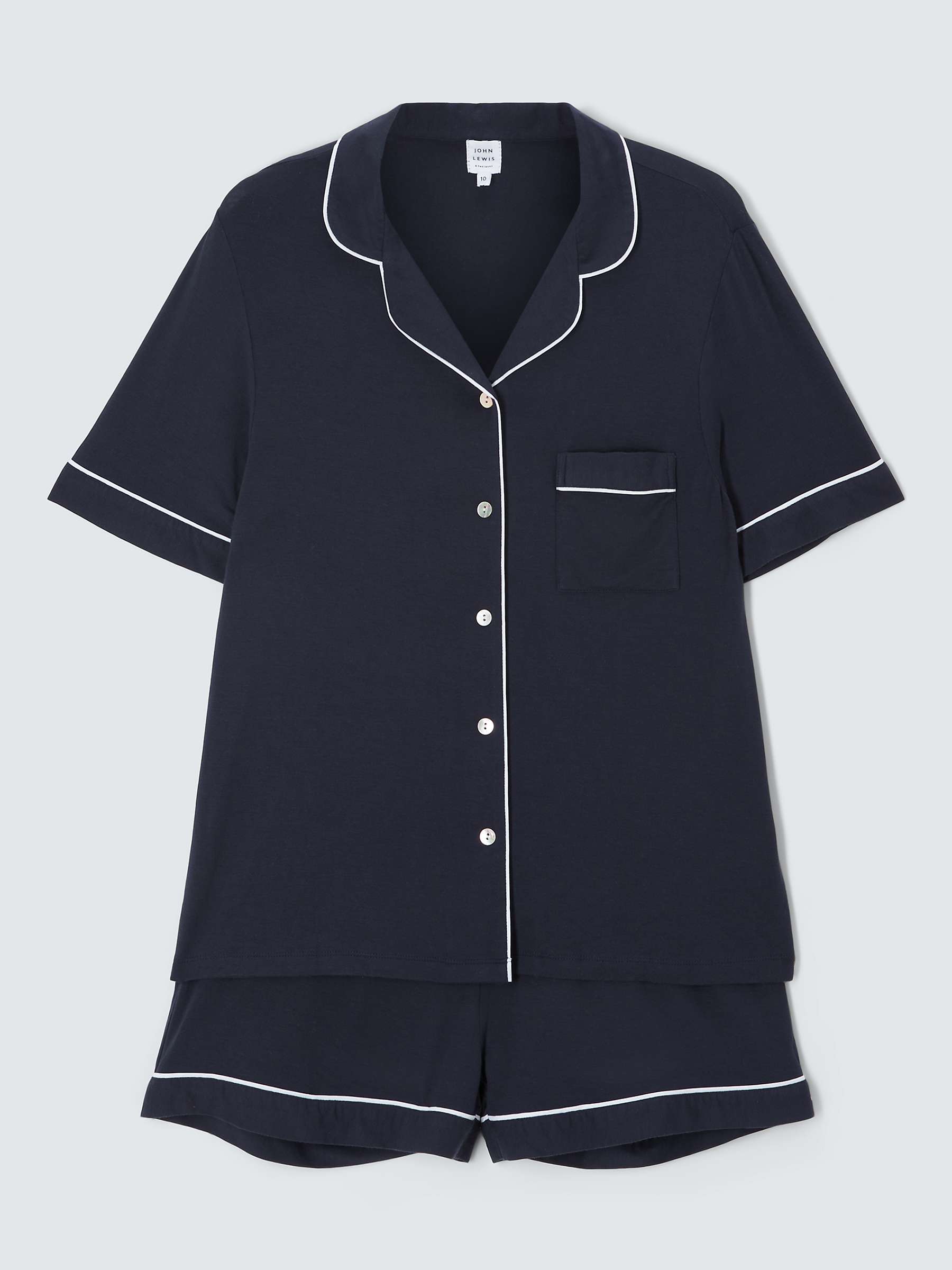 Buy John Lewis Aria Shirt Shorty Pyjama Set Online at johnlewis.com