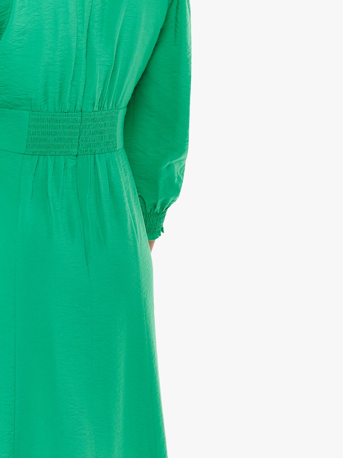 Whistles Sula Midi Dress, Green, 8