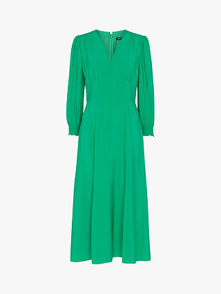 Whistles Sula Midi Dress, Green