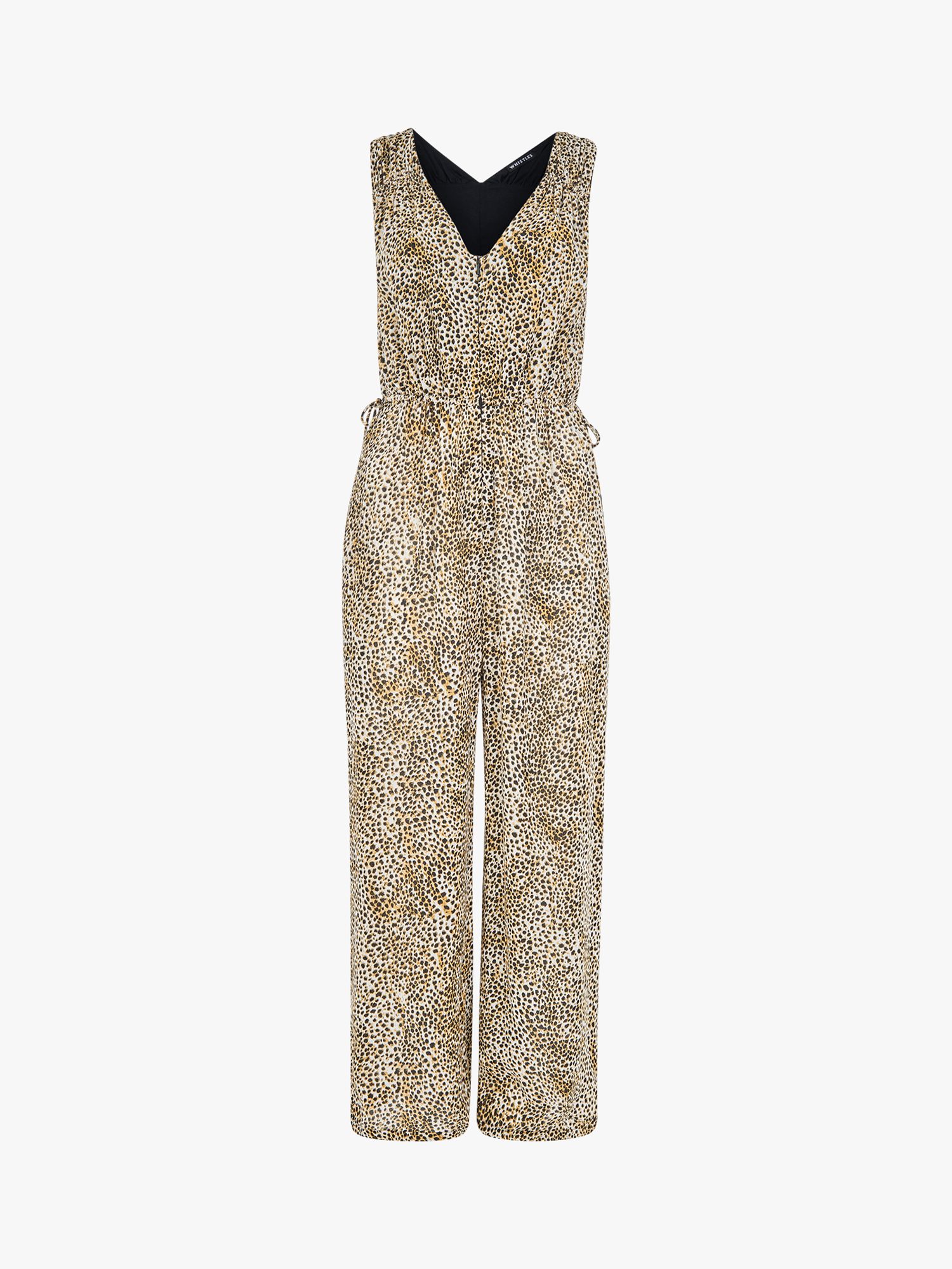 Buy Whistles Ink Spot Print Wide Leg Jumpsuit, Multi Online at johnlewis.com